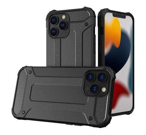 Forcell Armor hátlap tok, Apple iPhone 14 Pro, fekete