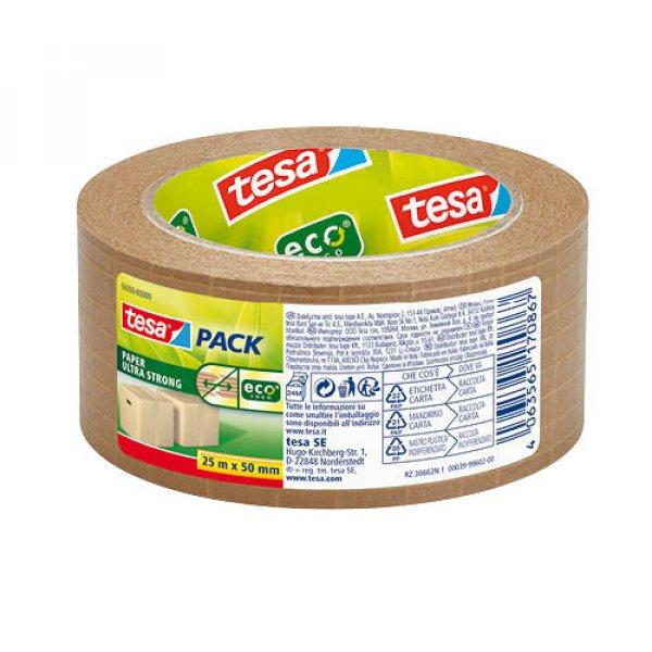 Ragasztószalag tesapack® PAPER ULTRA STRONG ecoLogo® 56000 50mmx25m 