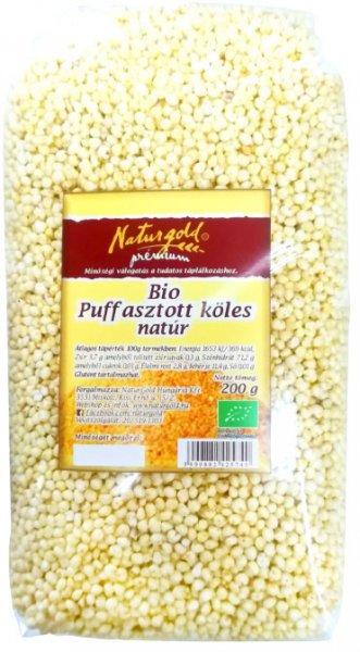 Bio puffasztott natúr köles -200g