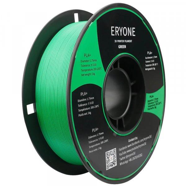 Eryone PLA+ zöld (green) 3D nyomtató Filament 1.75mm, 1kg/tekercs