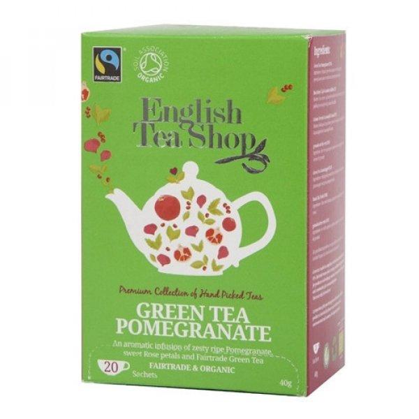 ETS 20 Zöld Bio Tea Gránátalmával /29083/ 40G (English Tea Shop)