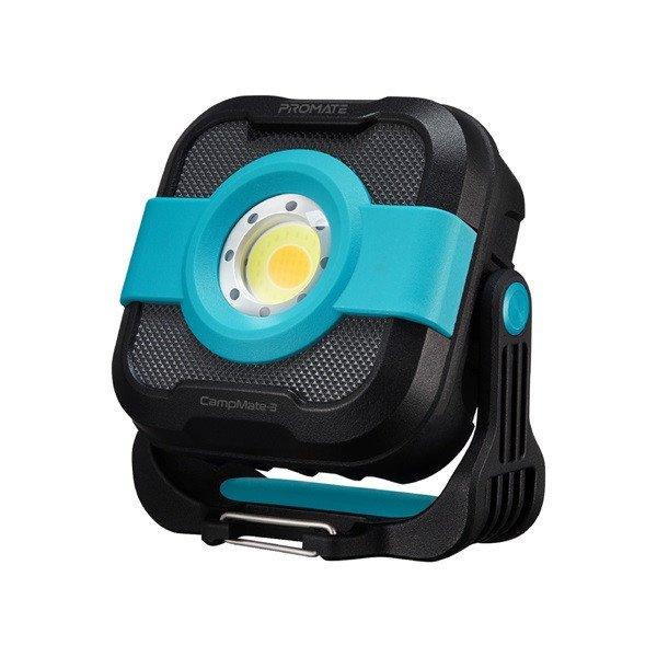 Promate Akkubank - CAMPMATE 3 9000mAh (PowerBank, 2in1, kültéri, IP65, LED,
1200lm, fekete)