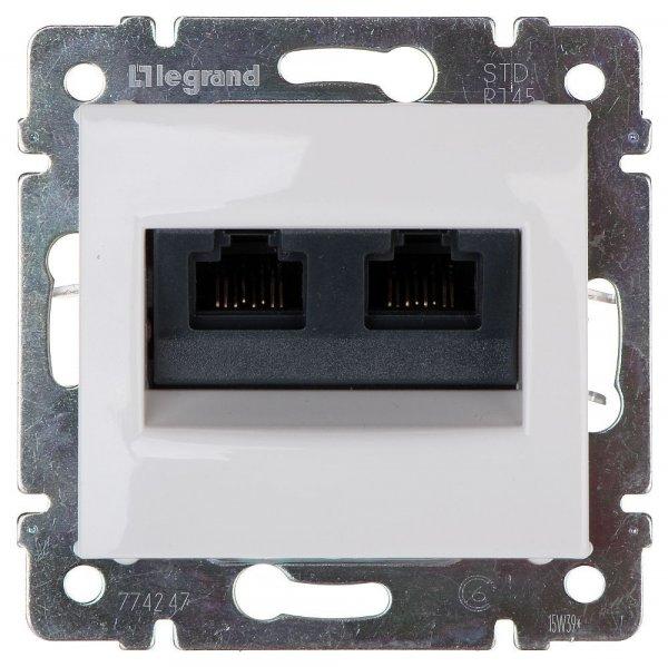 Legrand Valena 2 x RJ45 Cat.6 UTP 774247