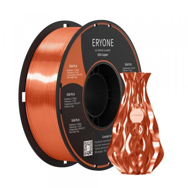 Eryone Silk PLA selyemfényű réz (silk copper) 3D nyomtató Filament 1.75mm,
1kg/tekercs