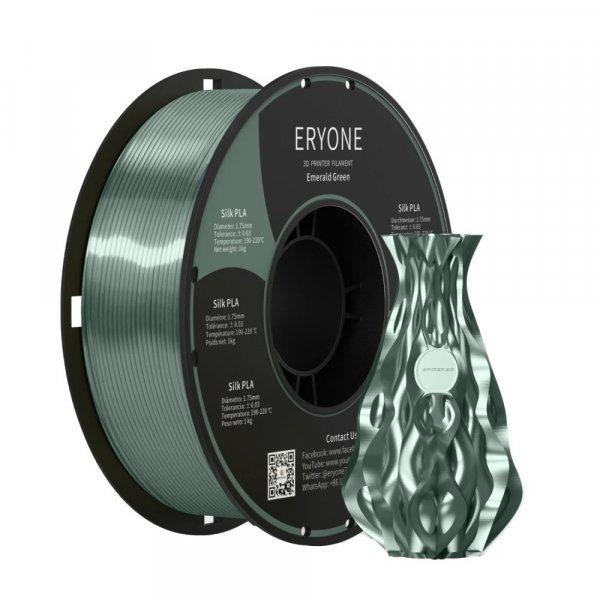 Eryone Silk PLA selyemfényű smaragdzöld (silk emerald green) 3D nyomtató
Filament 1.75mm, 1kg/tekercs