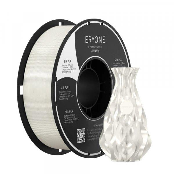 Eryone Silk PLA selyemfényű fehér (silk white) 3D nyomtató Filament 1.75mm,
1kg/tekercs