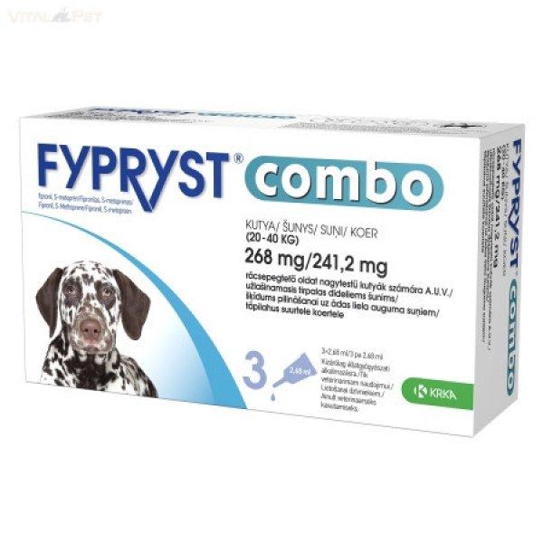 Fypryst Combo kutyáknak (2,68ml 20-40kg) 3db