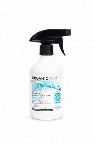 Organic People öko fürdőszoba- és csempetisztító spray bio citrommal és
almaecettel 500 ml