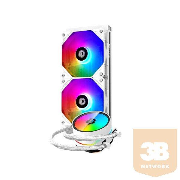 ID-Cooling CPU Water Cooler - ZOOMFLOW 240 XT SNOW (13.8-30.5dB; max. 126,57
m3/h; 2x12cm, A-RGB LED)