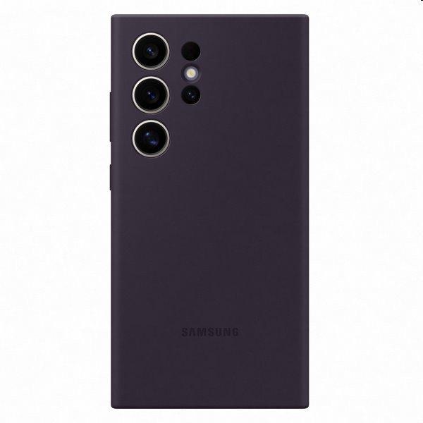Silicone Cover tok Samsung Galaxy S24 Ultra számára, dark violet -
EF-PS928TEEGWW