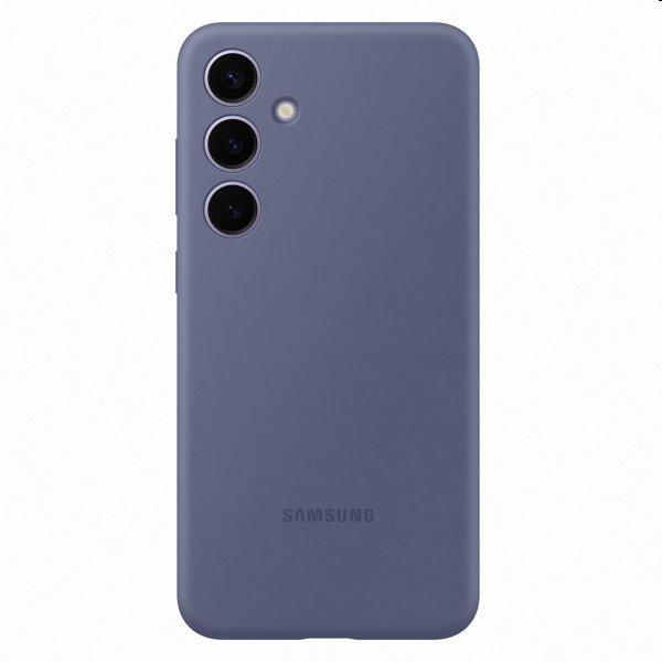 Silicone Cover tok Samsung Galaxy S24 Plus számára, violet - EF-PS926TVEGWW