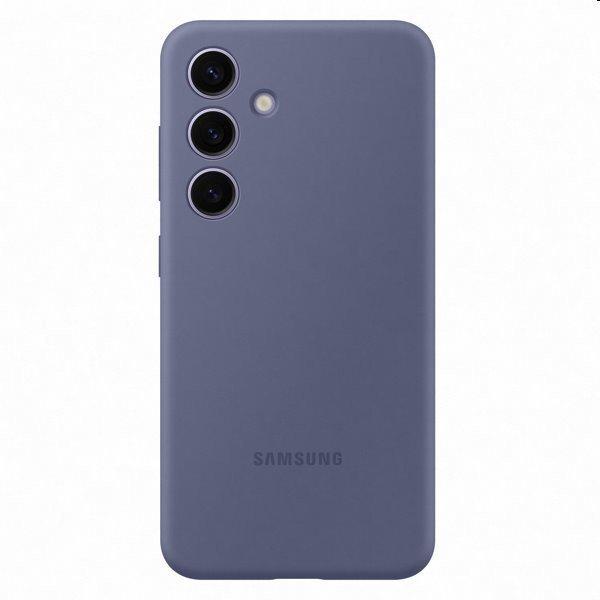 Silicone Cover tok Samsung Galaxy S24 számára, violet - EF-PS921TVEGWW