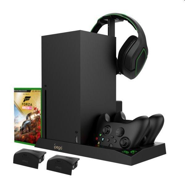 iPega XBX013 Dokolló állomás Xbox Series X számára, Vezeték nélküli
kontroller és fejbeszélő