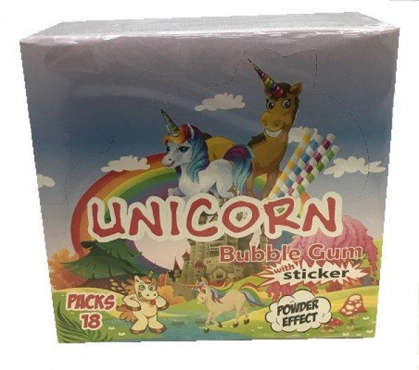 Cigi Rágó 35G Dobozos Bubble Gum Stick Unicorn 909 (az ár 1db-ra vonatkozik)