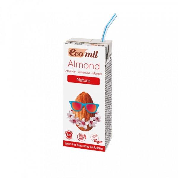 Ecomil bio mandulaital hozzáadott édesítő nélkül 200 ml