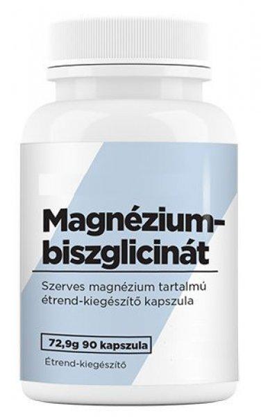 Magnézium-biszglicinát Szerves magnézium tartalmú étrend-kiegészítő
kapszula