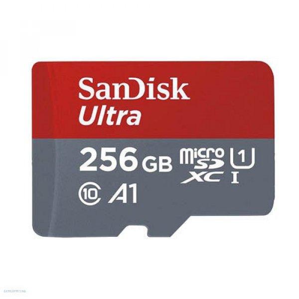 Memóriakártya SanDisk Micro SD Ultra 256GB + Android App, 100MB/s
CL10/UHS-I/A1