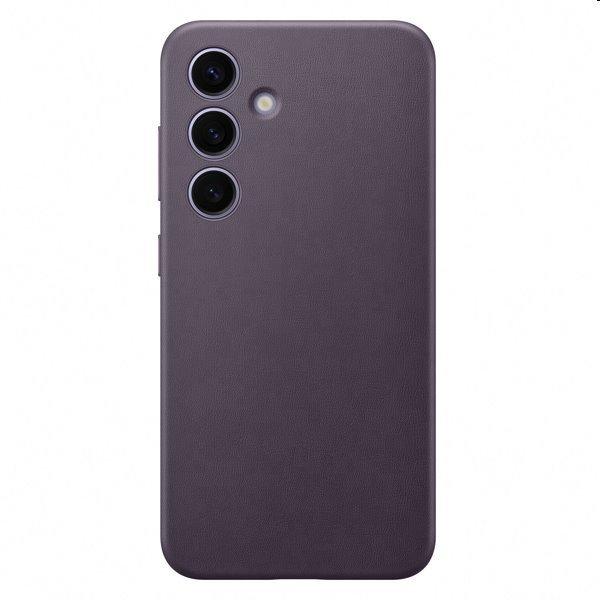 Leather Cover tok Samsung S24 számára, dark violet - GP-FPS921HCAVW
