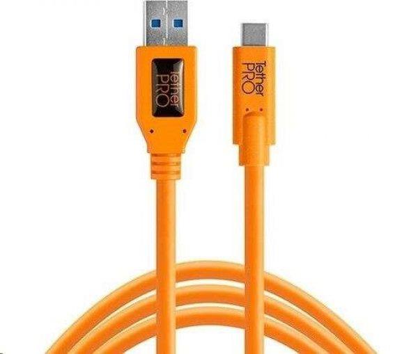 Tether Tools TetherPro USB 3.0 -> USB-C 4.6m kábel narancssárga (CUC3215-ORG)