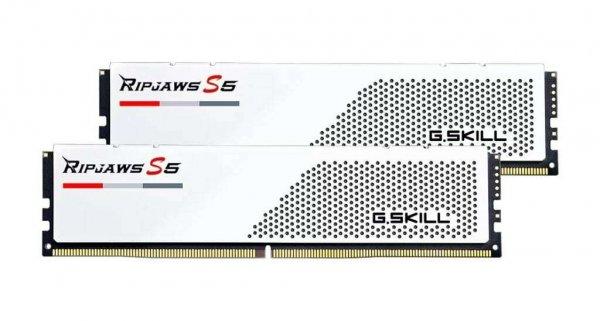 32GB 5600MHz DDR5 RAM G.Skill Ripjaws S5 white (2x16GB)
(F5-5600J3636C16GX2-RS5W)