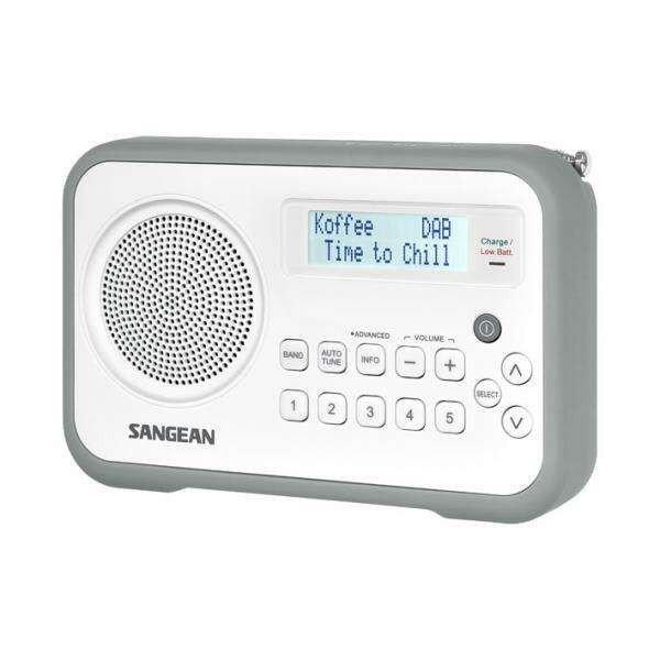 Sangean DPR-67 W/G DAB+ / FM-RDS Digitális rádióvevő (fehér-szürke)