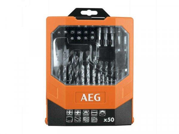 AEG Fúrószár és bit készlet 50 részes AAKDD50