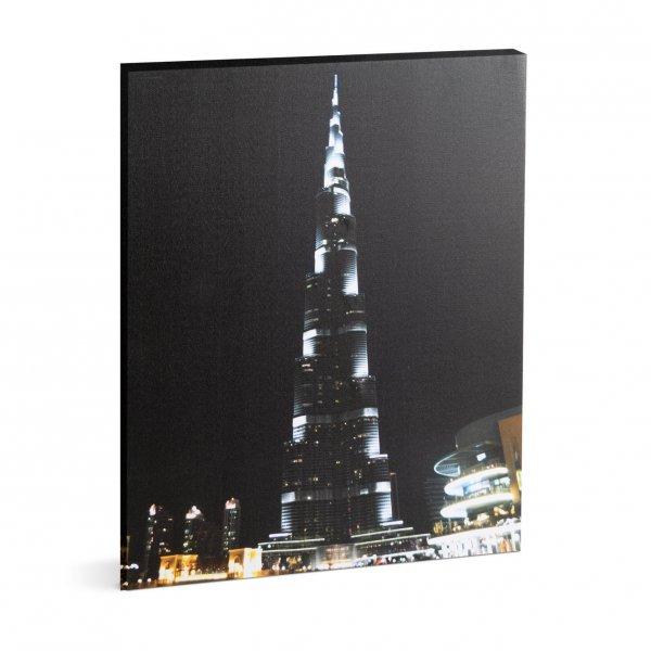 LED-es fali hangulatkép 38 x 48 cm - Burj Khalifa (GL- 58018J)