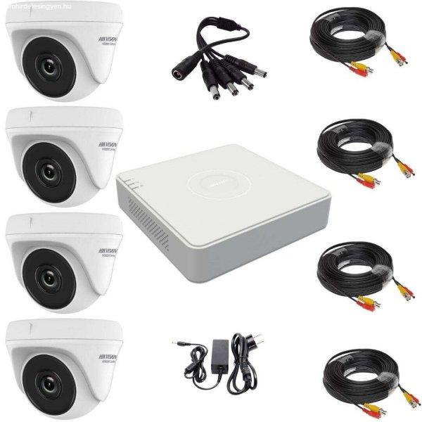 Hikvision 4 kamerás megfigyelő rendszer, Hiwatch sorozat, FULL-HD,
Infravörös 20 méter, tartozékokkal
