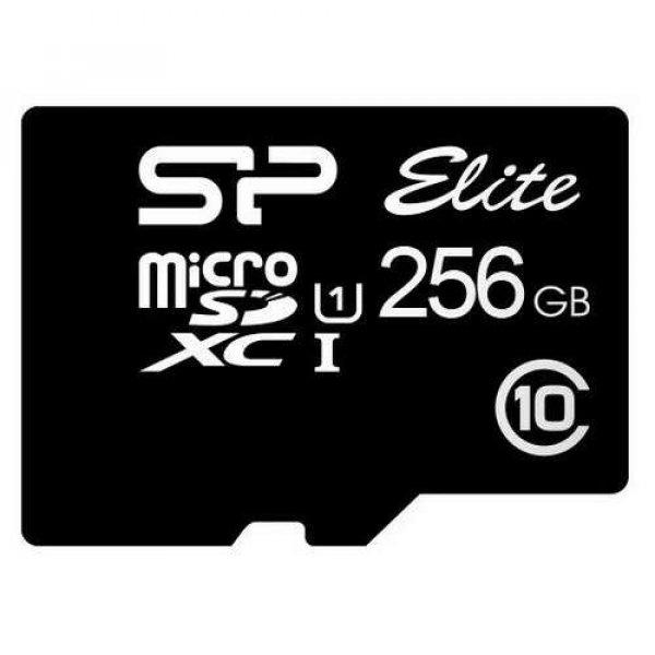 Silicon Power Micro SDXC 256GB Class 10 Elite UHS-1 +Adapter memóriakártya