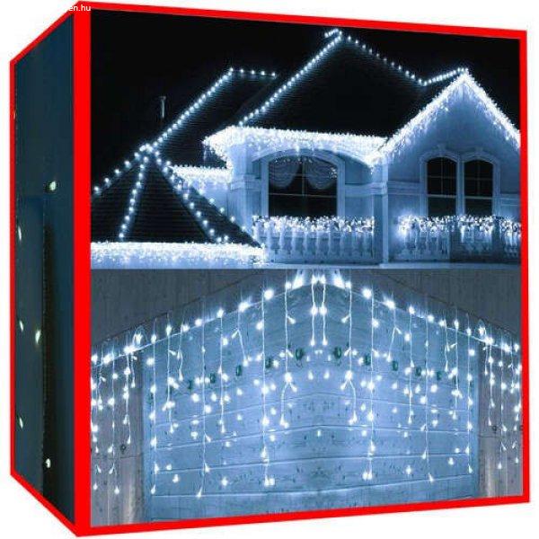 Karácsonyi fények - jégcsapok 300 LED hideg fehér 31V