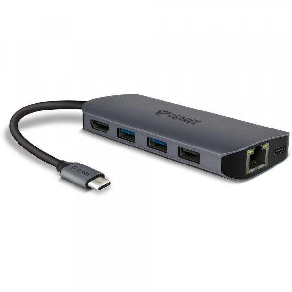 Yenkee YTC 081 Multiport Hub USB C 8in1