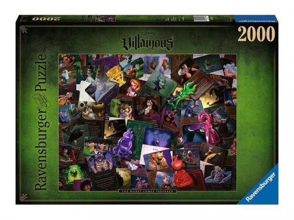Ravensburger: Puzzle 2000 db - Disney a Gonoszok