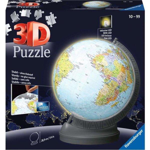 Ravensburger Világító földgömb - 540 darabos 3D puzzle