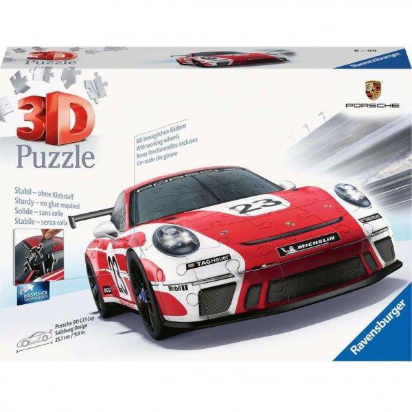 Ravensburger Porsche 911 GT3 Cup Salzburg Design autó - 108 darabos 3D puzzle