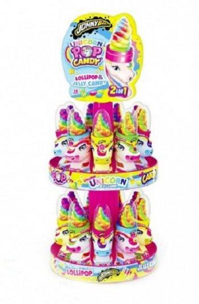 Johny Bee 50G Unikorn Pop & Candy Stand Nyalóka
