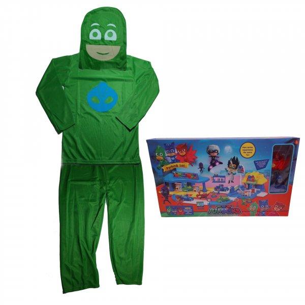 IdeallStore® gyerekruha, zöld gyík, 3-5 éves méret, 100-110, zöld,
garázzsal