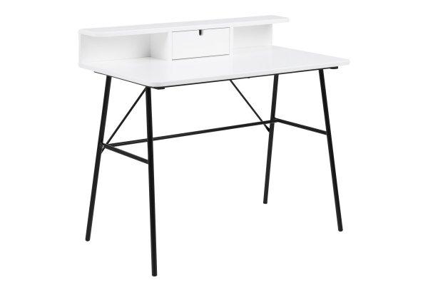 Stílusos íróasztal Nava 100 cm - fehér