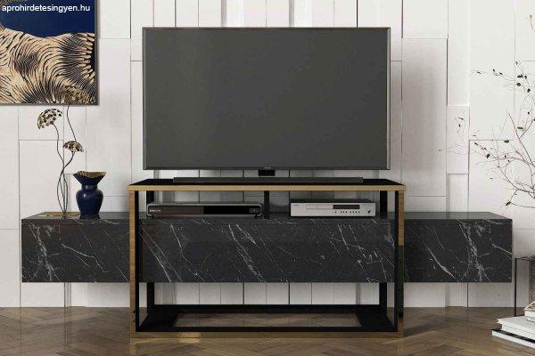 Design TV asztal Olivera 160 cm fekete