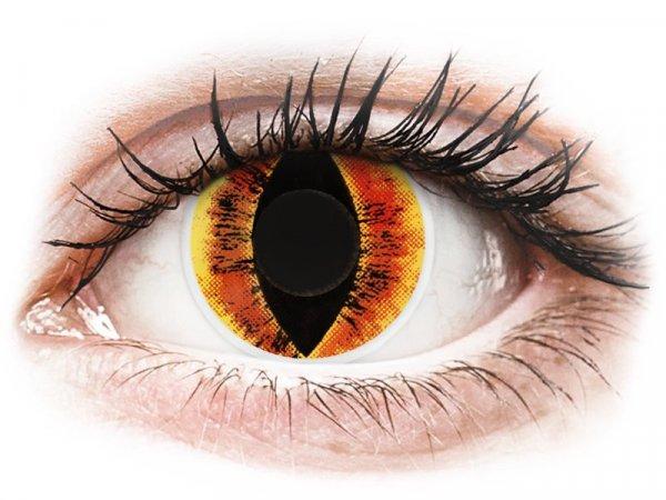 ColourVUE Crazy Lens Saurons Eye - dioptria nélkül (2 db lencse)