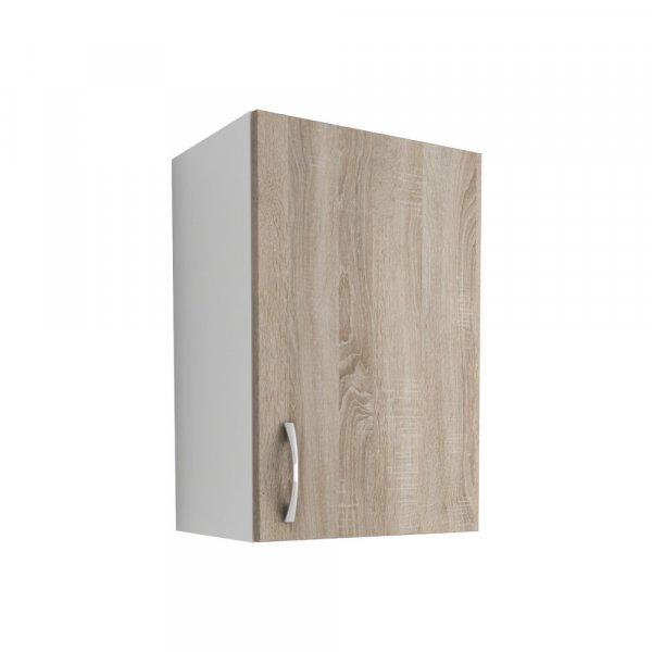 Benita 1 ajtós Felső konyhaszekrény Sonoma Tölgy-Fehér 40x30x60 cm