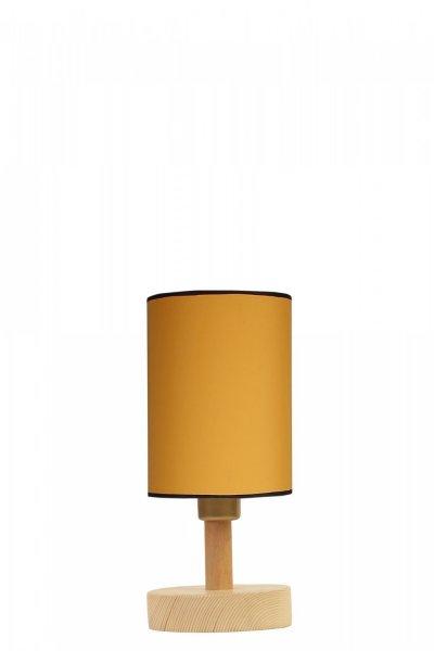 Anka 8757-3 Enteriőr dizájn Asztali lámpa Mustár Tölgy 15x15x34 cm