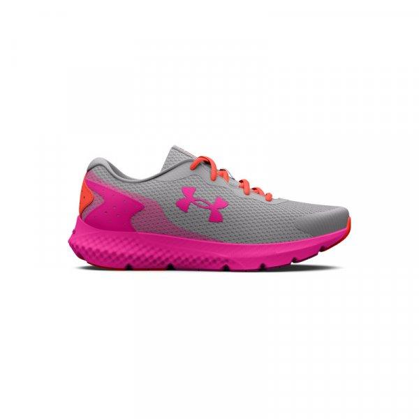 UNDER ARMOUR-UA GGS Charged Rogue 3 halo gray/after burn/rebel pink