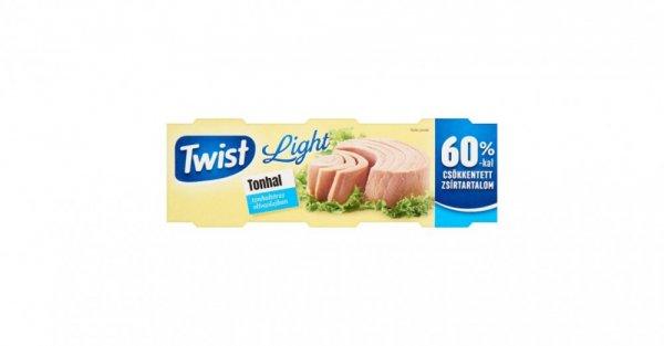 Twist tonhaltörzs light növényi olajban 3x60 g 180 g