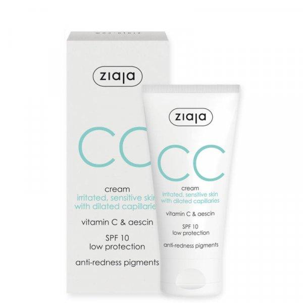 Ziaja cc krém érzékeny irritált kitágult hajszáleres bőrre 50 ml