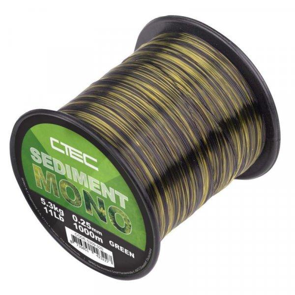 Spro C-Tec Sediment Carp 1000m Camou Green 0,25mm 5,3Kg Bojlis-Feederes zsinór
(5309-025)