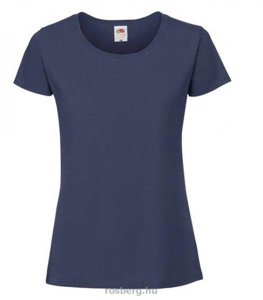 Fruit of the Loom 61424 női ICONIC póló 195T XS-XXL méretek DEEP NAVY