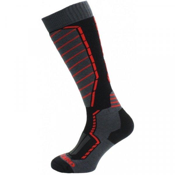BLIZZARD-Profi ski socks, black/anthracite/red Fekete 31/34