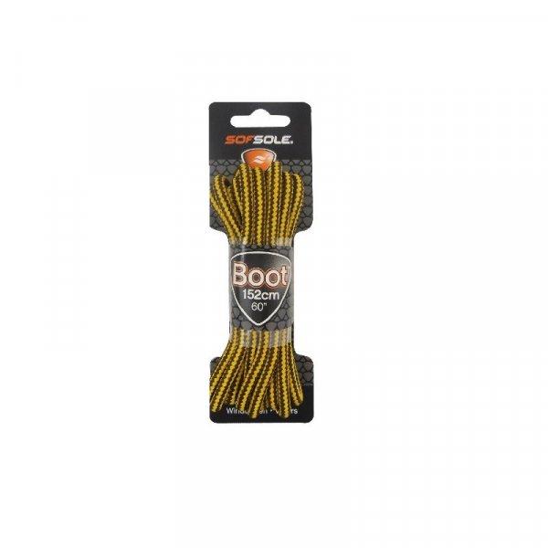 SOFSOLE-LACES OUTDOOR 801959 LIGHT BROWN WAXED 183 CM Barna 183 cm