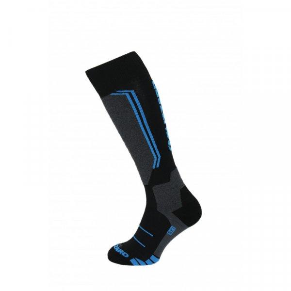 BLIZZARD-Allround ski socks junior, black/anthracite/blue Fekete 24/26