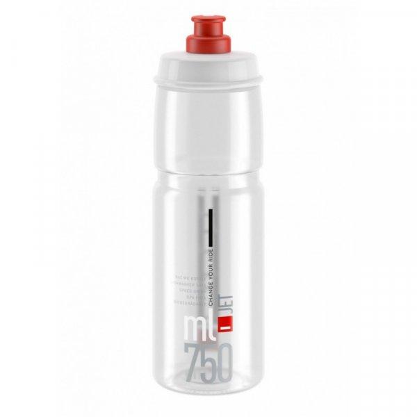 ELITE-Fľaša JET transparentná červené logo 750 ml Fehér